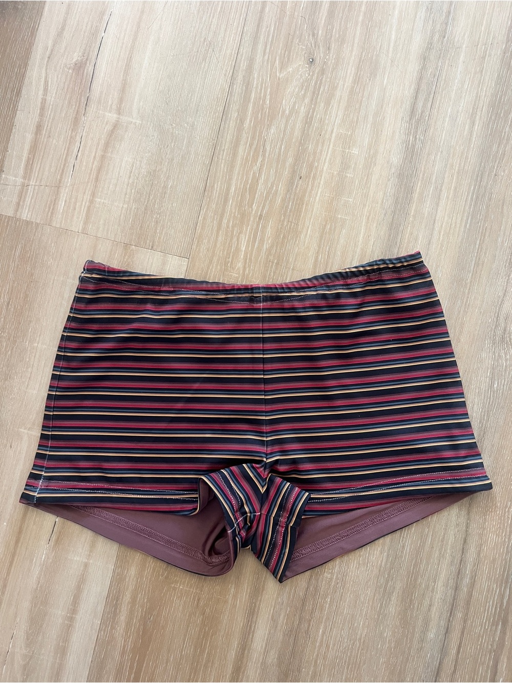 Highrack Studio reversible striped mini shorts XS
